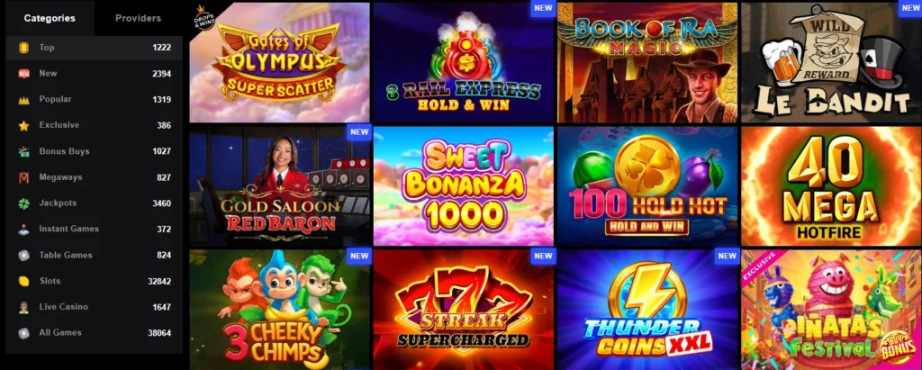 LibraBet Casino Games Screenshot